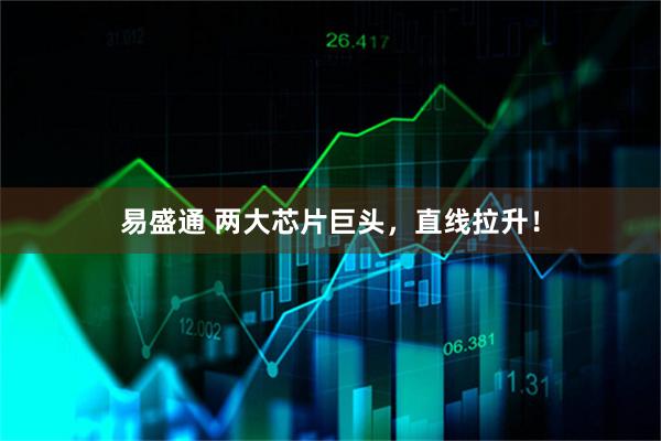 易盛通 两大芯片巨头，直线拉升！