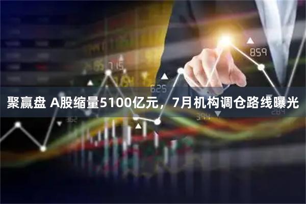 聚赢盘 A股缩量5100亿元,7月机构调仓路线曝光