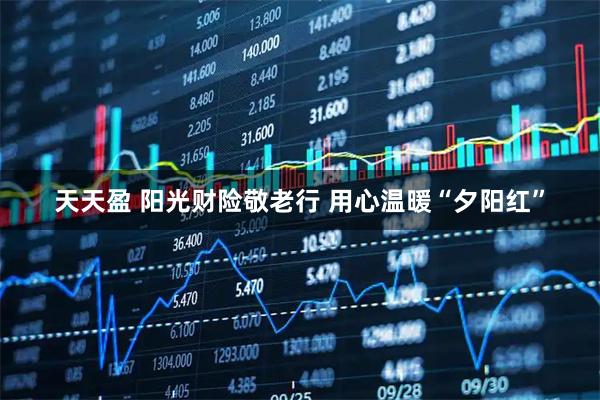天天盈 阳光财险敬老行 用心温暖“夕阳红”